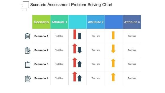 Scenario Assessment Problem Solving Chart Ppt PowerPoint Presentation Outline Graphics Design PDF