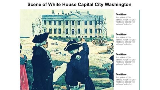 Scene Of White House Capital City Washington Ppt PowerPoint Presentation Slides Images