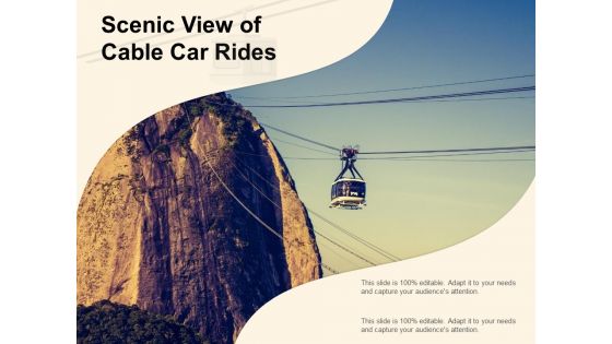 Scenic View Of Cable Car Rides Ppt PowerPoint Presentation Styles Introduction PDF