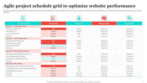 Schedule Grid Ppt PowerPoint Presentation Complete Deck With Slides Slide07