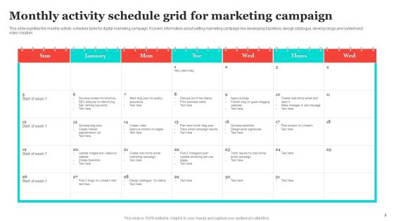 Schedule Grid Ppt PowerPoint Presentation Complete Deck With Slides Slide08