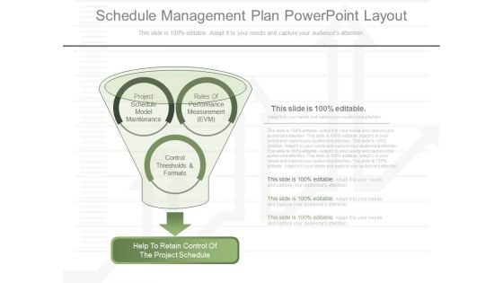 Schedule Management Plan Powerpoint Layout