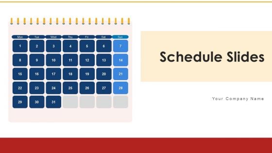 Schedule Slides Marketing Strategy Ppt PowerPoint Presentation Complete Deck With Slides
