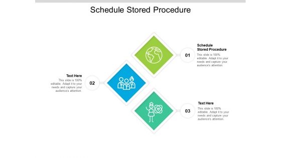 Schedule Stored Procedure Ppt PowerPoint Presentation Icon Sample Cpb Pdf