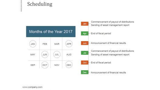 Scheduling Ppt PowerPoint Presentation Deck