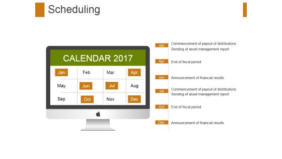 Scheduling Ppt PowerPoint Presentation Styles Background