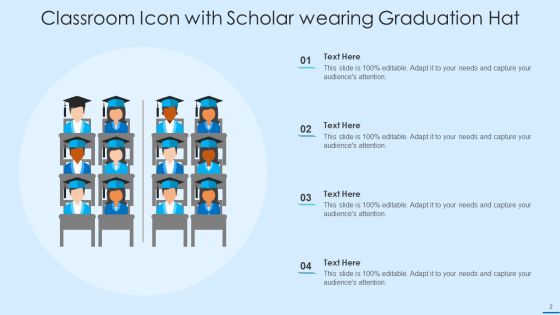 Scholar Icon Ppt PowerPoint Presentation Complete With Slides