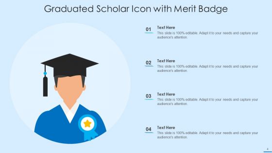 Scholar Icon Ppt PowerPoint Presentation Complete With Slides