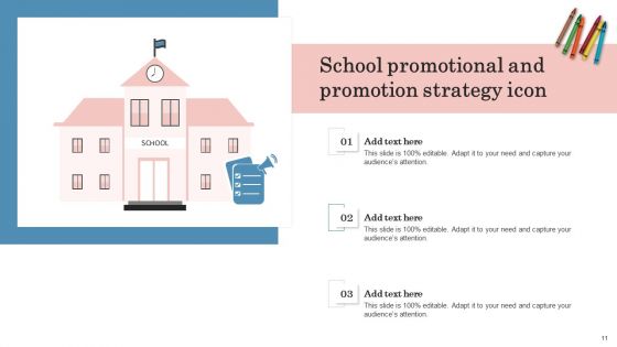 School Promotional Strategy Ppt PowerPoint Presentation Complete Deck With Slides
