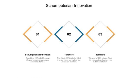 Schumpeterian Innovation Ppt PowerPoint Presentation Inspiration Graphics Pictures Cpb