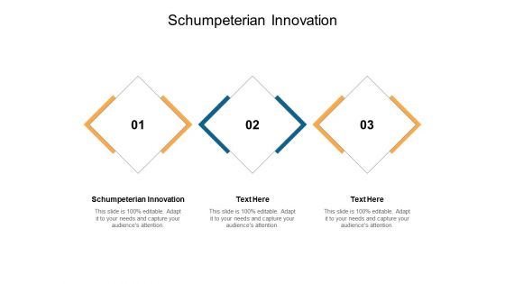 Schumpeterian Innovation Ppt PowerPoint Presentation Inspiration Graphics Pictures Cpb