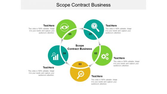 Scope Contract Business Ppt PowerPoint Presentation Infographic Template Samples Cpb