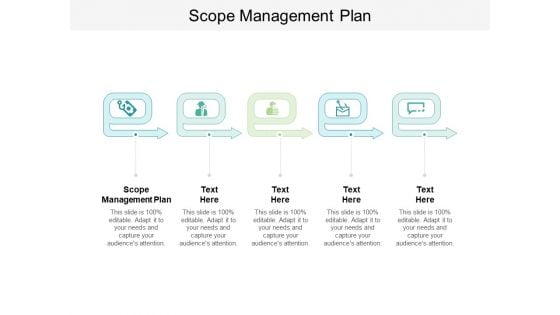 Scope Management Plan Ppt PowerPoint Presentation Visual Aids Model Cpb