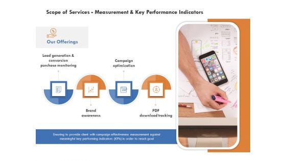 Scope Of Services Measurement And Key Performance Indicators Information PDF