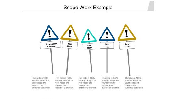 Scope Work Example Ppt PowerPoint Presentation Portfolio Design Ideas Cpb Pdf