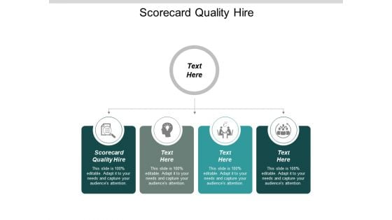 Scorecard Quality Hire Ppt PowerPoint Presentation Portfolio Mockup Cpb