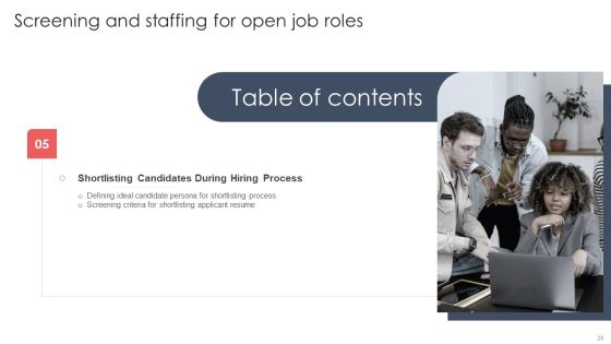 Screening And Staffing For Open Job Roles Ppt PowerPoint Presentation Complete Deck With Slides Slide26