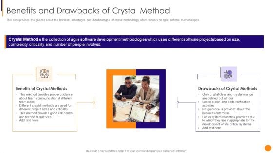 Scrum Crystal And Extreme Programming Procedure Benefits And Drawbacks Of Crystal Method Introduction PDF