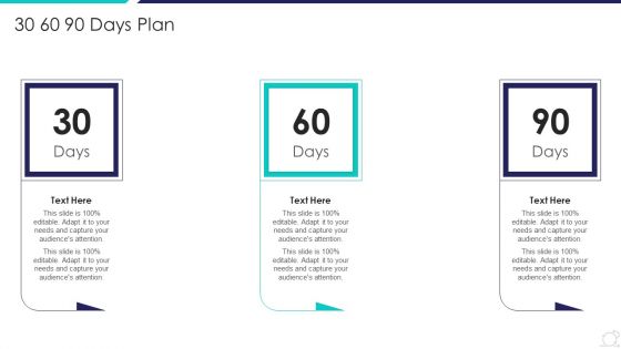 Scrum Master Certification Courses IT 30 60 90 Days Plan Mockup PDF