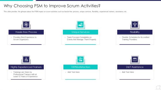 Scrum Master Certification Courses IT Why Choosing PSM To Improve Scrum Activities Ideas PDF