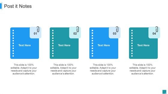 Scrum Master Job Profile IT Post It Notes Slides PDF