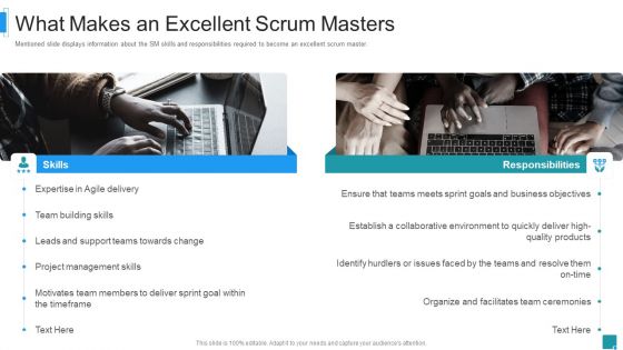 Scrum Master Job Profile IT What Makes An Excellent Scrum Masters Diagrams PDF