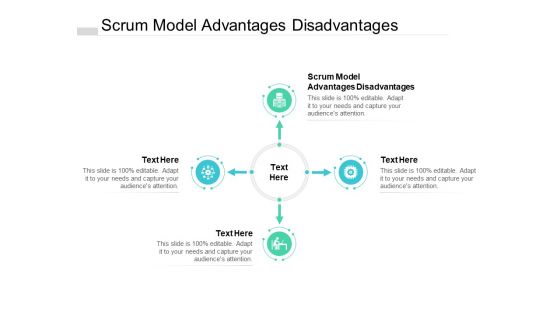 Scrum Model Advantages Disadvantages Ppt PowerPoint Presentation Professional Shapes Cpb