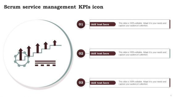 Scrum Service Management Kpis Icon Ideas PDF