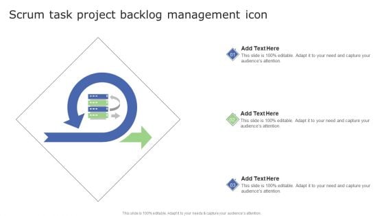 Scrum Task Project Backlog Management Icon Download PDF