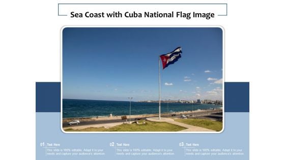 Sea Coast With Cuba National Flag Image Ppt PowerPoint Presentation Icon Background Image PDF