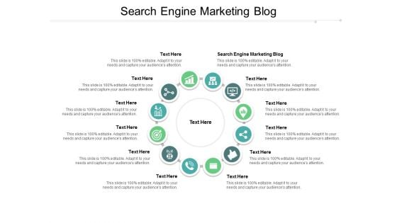 Search Engine Marketing Blog Ppt PowerPoint Presentation Infographics Demonstration Cpb