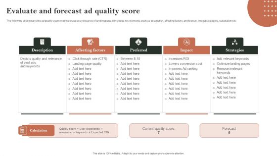 Search Engine Marketing Evaluate And Forecast Ad Quality Score Pictures PDF Search Engine Marketing Evaluate And Forecast Ad Quality Score Pictures PDF