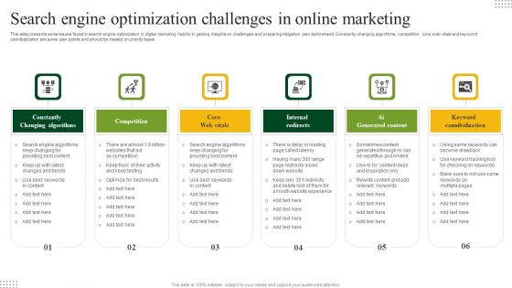 Search Engine Optimization Challenges In Online Marketing Sample PDF Search Engine Optimization Challenges In Online Marketing Sample PDF