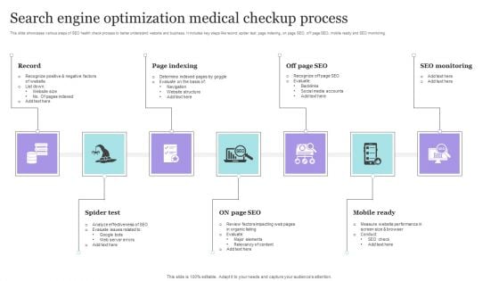 Search Engine Optimization Medical Checkup Process Portrait PDF