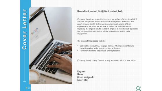 Search Engine Optimization Proposal Cover Letter Ppt Icon Example Topics PDF Search Engine Optimization Proposal Cover Letter Ppt Icon Example Topics PDF