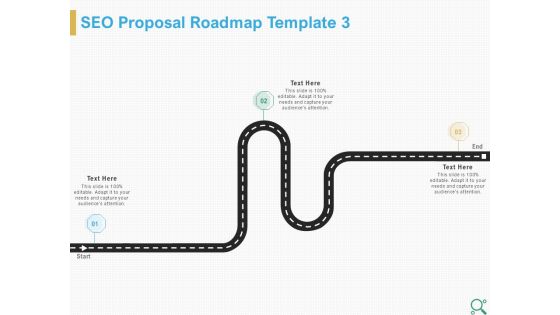 Search Engine Optimization Proposal SEO Proposal Roadmap Template 3 Ppt Pictures Icons PDF