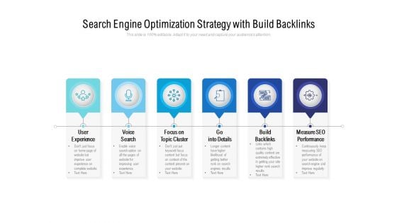 Search Engine Optimization Strategy With Build Backlinks Ppt PowerPoint Presentation Model Templates