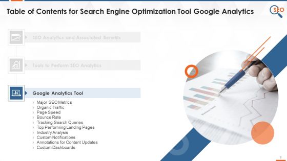 Search Engine Optimization Tool Google Analytics Training Deck On SEO Training Ppt