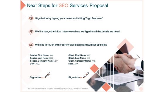Search Engine Optimization Utilities Next Steps For SEO Services Proposal Diagrams PDF Search Engine Optimization Utilities Next Steps For SEO Services Proposal Diagrams PDF