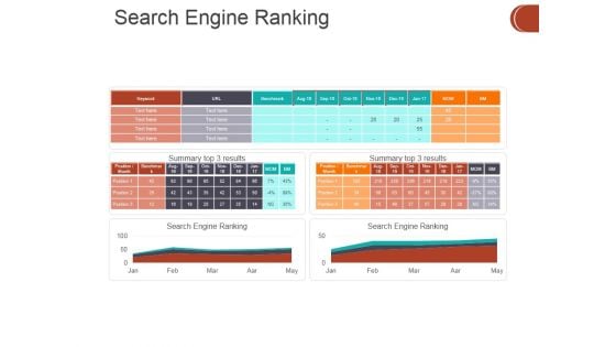 Search Engine Ranking Ppt PowerPoint Presentation Icon Format