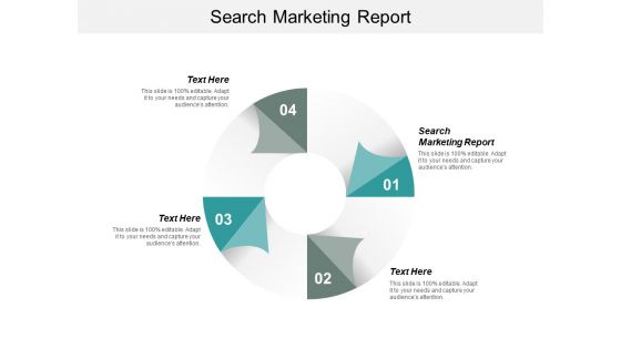 Search Marketing Report Ppt PowerPoint Presentation Styles Maker Cpb