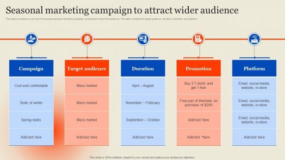 Seasonal Advertising Campaign Seasonal Marketing Campaign To Attract Wider Audience Pictures PDF Seasonal Advertising Campaign Seasonal Marketing Campaign To Attract Wider Audience Pictures PDF