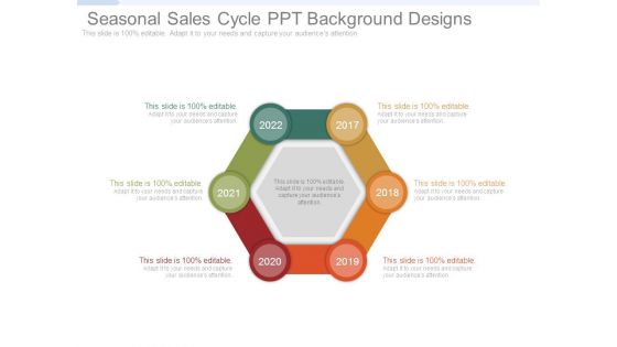 Seasonal Sales Cycle Ppt Background Designs