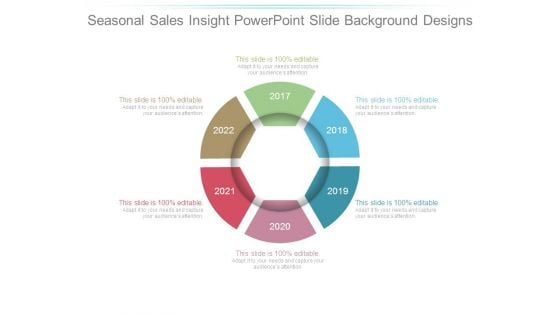 Seasonal Sales Insight Powerpoint Slide Background Designs