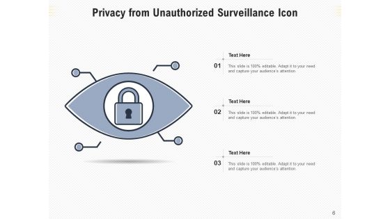 Seclusion Surveillance Icon Information Ppt PowerPoint Presentation Complete Deck