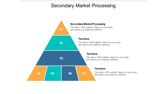 Secondary Market Processing Ppt PowerPoint Presentation Ideas Rules Cpb