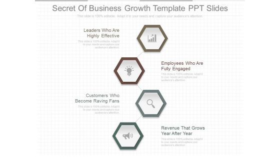 Secret Of Business Growth Template Ppt Slides Secret Of Business Growth Template Ppt Slides