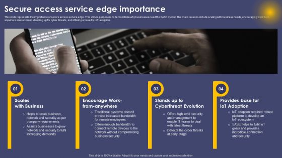 Secure Access Service Edge Importance Ppt Outline Graphics Example PDF