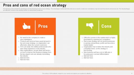 Securing Market Leadership Through Competitive Excellence Pros And Cons Of Red Ocean Strategy Microsoft PDF