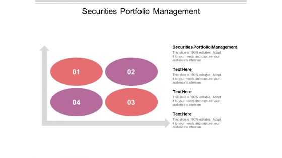 Securities Portfolio Management Ppt PowerPoint Presentation Deck Cpb Pdf